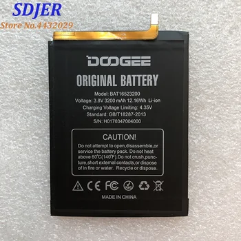 Novi Originalni Baterija BAT16523200 MTK6750 Zamjena 3200mAh Dijelove baterija za DOOGEE Y6 Y6C Y6 Klavir Pametan Telefon