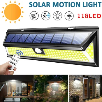 DOVEO Solarne Moćni Light Otvorenom Senzor Pokreta Zid Svjetlo Vodootporne Super Bistar Svetlo Za Ulazna Vrata Garaže Vrt Ulice