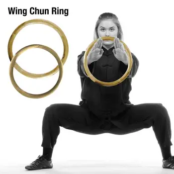 28/35 CM Wing Chun Rattan Prsten Prirodni Drvo Prstenje Wing Chun Kung Fu Zglob Ruku Snagu Obuku Opremu Fizičke Vežbe Prsten
