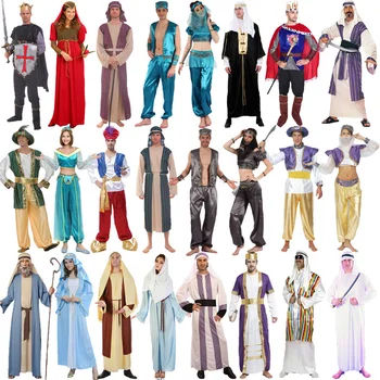 Noć veštica za Odrasle je Ludaca Arapskih Kostim Aladin Indiji Bliskom Istoku Dubai Ogrtač Shepherd je Kostim Za Muškarce I Žene