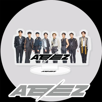 KPOP Idol ATEEZ Gerilaca Album Imitaciju Stajati HD Odštampao Grupa Momaka Sliku Ličnosti Stoji Za Fanove Kolekciju Desktop Dekor