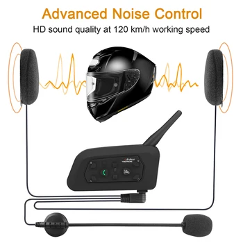 Motor Interkom Slušalice Slušalicu za V4 V6 Bluetooth-kompatibilni Kacigu Slušalice Klip Interfon Stereo Slušalicu